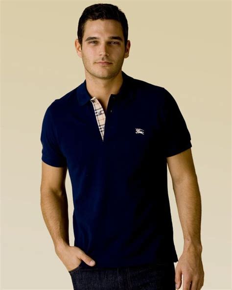 burberry brit polo blue|Burberry polo shirts men's outlet.